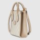 Gucci Mini Tote Bag With Interlocking G Beige And White Gg Supreme