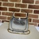 Gucci Jackie 1961 Lizard Mini Bag Silver