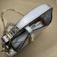 Gucci Jackie 1961 Lizard Mini Bag Silver