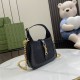 Gucci Jackie 1961 Gg Crystal Mini Bag Black