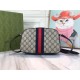 Gucci Ophidia Gg Crossbody Bag Beige And Blue Gg Supreme