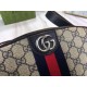 Gucci Ophidia Gg Crossbody Bag Beige And Blue Gg Supreme