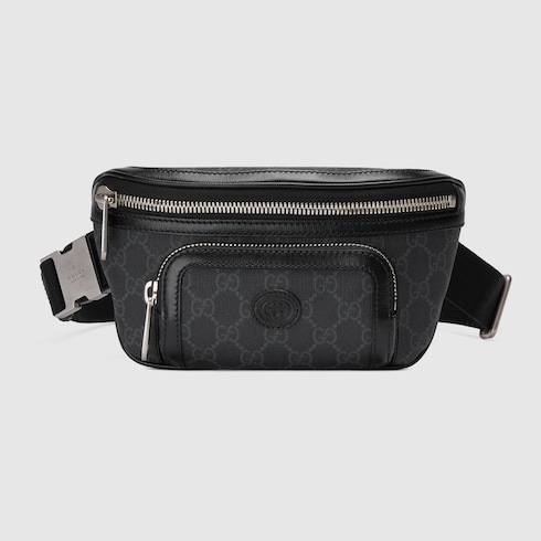 Gucci Belt Bag With Interlocking G Black Gg Supreme