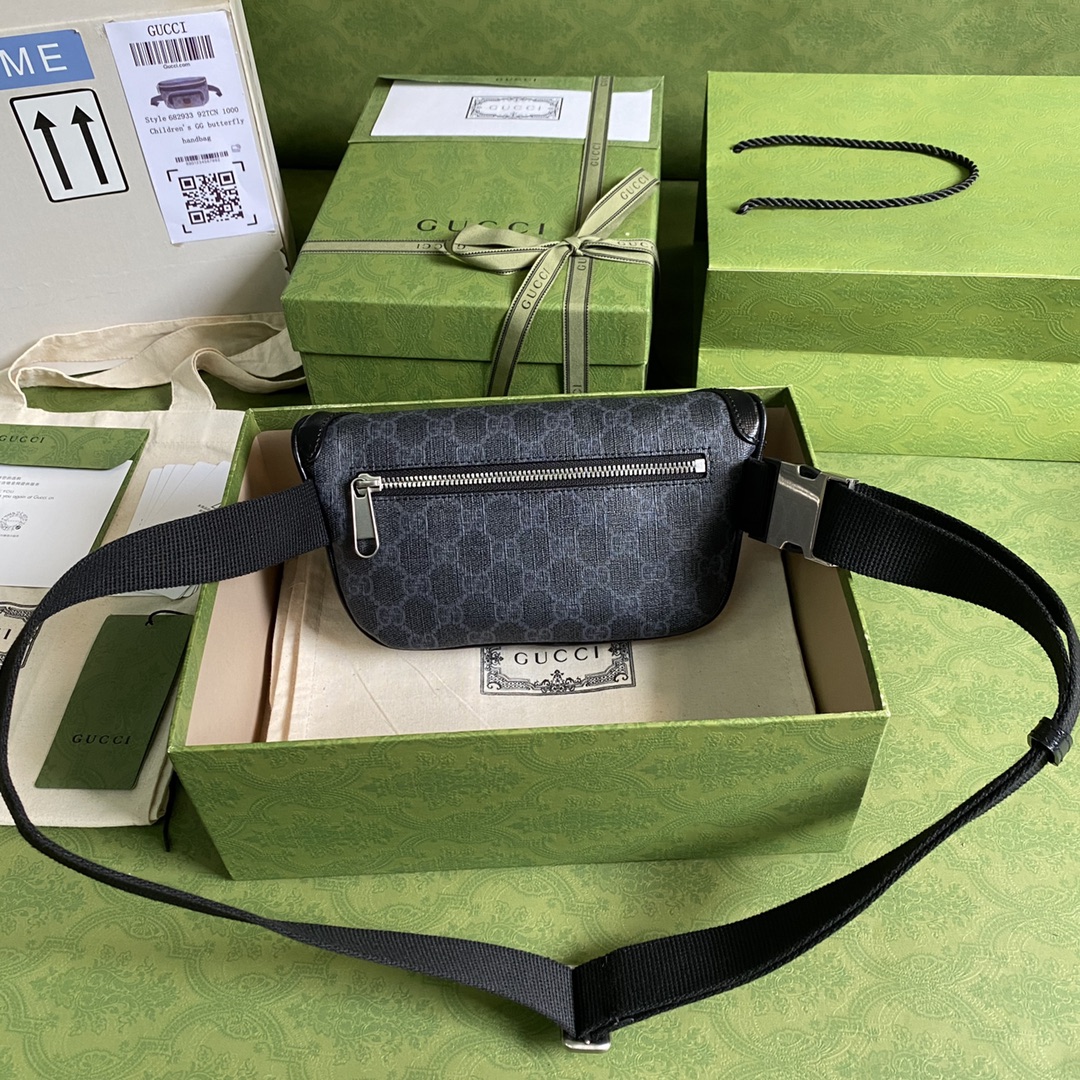 Gucci Belt Bag With Interlocking G Black Gg Supreme