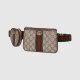 Gucci Ophidia Gg Heart Utility Belt Beige And Ebony Gg Supreme