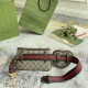 Gucci Ophidia Gg Heart Utility Belt Beige And Ebony Gg Supreme