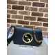 Gucci Blondie Shoulder Bag  Black Leather