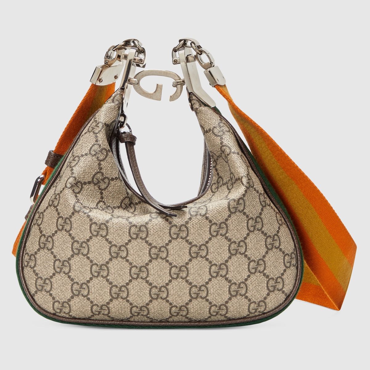 Gucci Attache Small Shoulder Bag Beige And Ebony Supreme