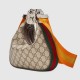 Gucci Attache Small Shoulder Bag Beige And Ebony Supreme