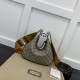 Gucci Attache Small Shoulder Bag Beige And Ebony Supreme