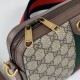 Gucci Ophidia Gg Crossbody Bag Beige And Ebony Gg Supreme