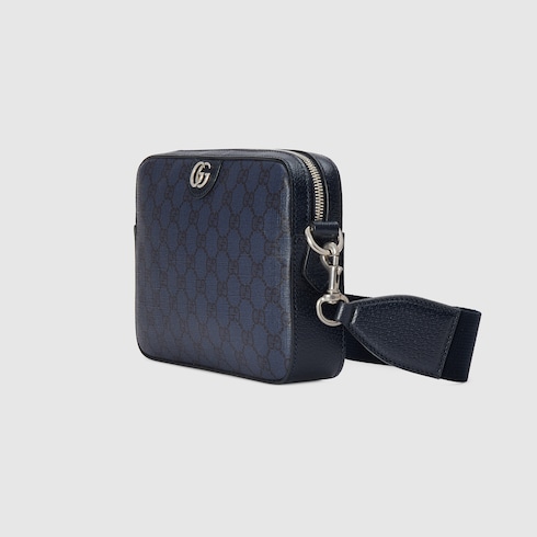 Gucci Ophidia Gg Crossbody Bag Blue And Black Supreme