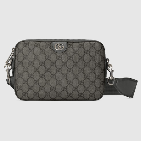 Gucci Ophidia Gg Crossbody Bag Grey And Black Supreme