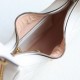 Gucci Gg Marmont Half-Moon-Shaped Mini Bag White Leather