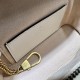 Gucci Gg Marmont Mini Top Handle Bag White Leather