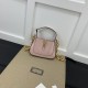 Gucci Jackie 1961 Mini Shoulder Bag Pink Patent Leather