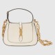 Gucci Jackie 1961 Mini Shoulder Bag White Patent Leather