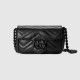 Gucci Gg Marmont Belt Bag Black Leather