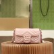 Gucci Gg Marmont Belt Bag Light Pink Leather