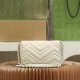 Gucci Gg Marmont Belt Bag White Leather