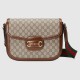 Gucci Horsebit 1955 Crossbody Bag Beige And Ebony Supreme