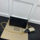 Gucci Gg Matelassé Small Bag Black Leather