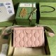 Gucci Gg Matelassé Small Bag Pink Leather