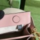 Gucci Gg Matelassé Small Bag Pink Leather