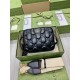 Gucci Gg Matelassé Small Bag Black Leather