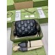 Gucci Gg Matelassé Small Bag Black Leather