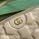 Gucci Gg Matelassé Small Bag Rose Beige Leather