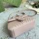 Gucci Gg Marmont Mini Top Handle Bag Light Pink Leather