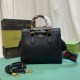 Gucci Diana Small Tote Bag Black Leather