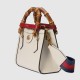 Gucci Diana Mini Tote Bag White Leather