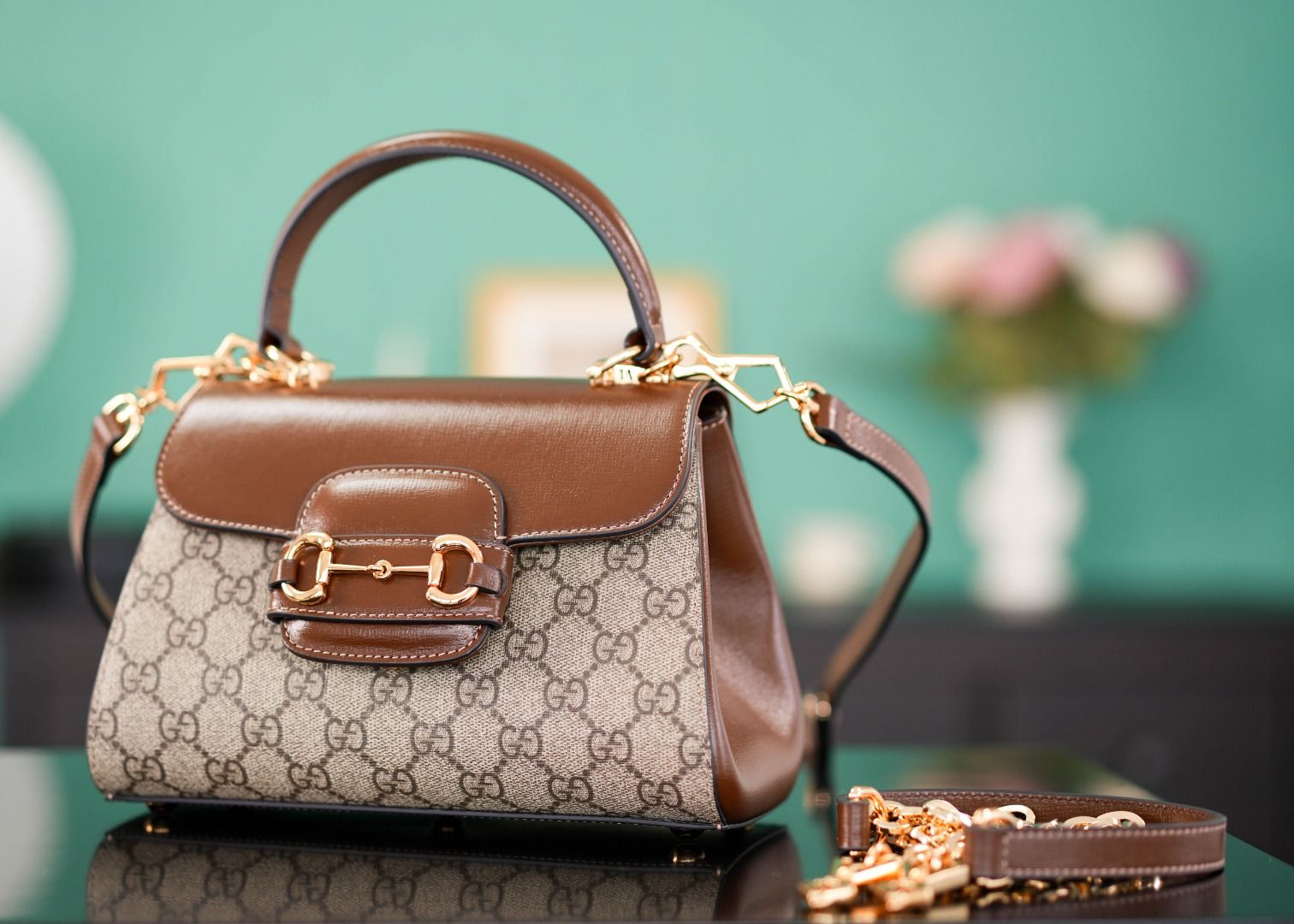 Gucci Horsebit 1955 Mini Bag Light Brown