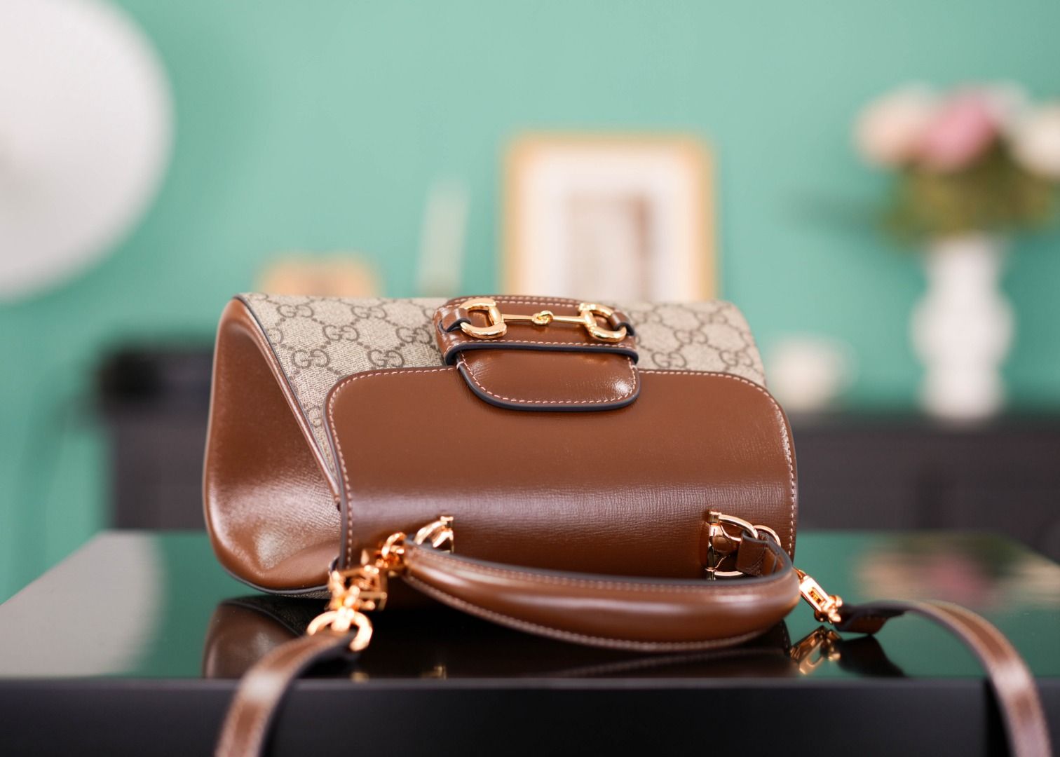 Gucci Horsebit 1955 Mini Bag Light Brown