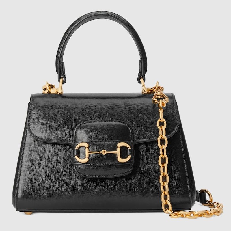 Gucci Horsebit 1955 Mini Bag Black Leather