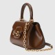 Gucci Horsebit 1955 Mini Bag Light Brown Leather