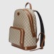 Gucci Backpack With Interlocking G Beige And Ebony Supreme