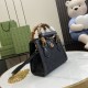 Gucci Diana Mini Gg Crystal Tote Bag Black