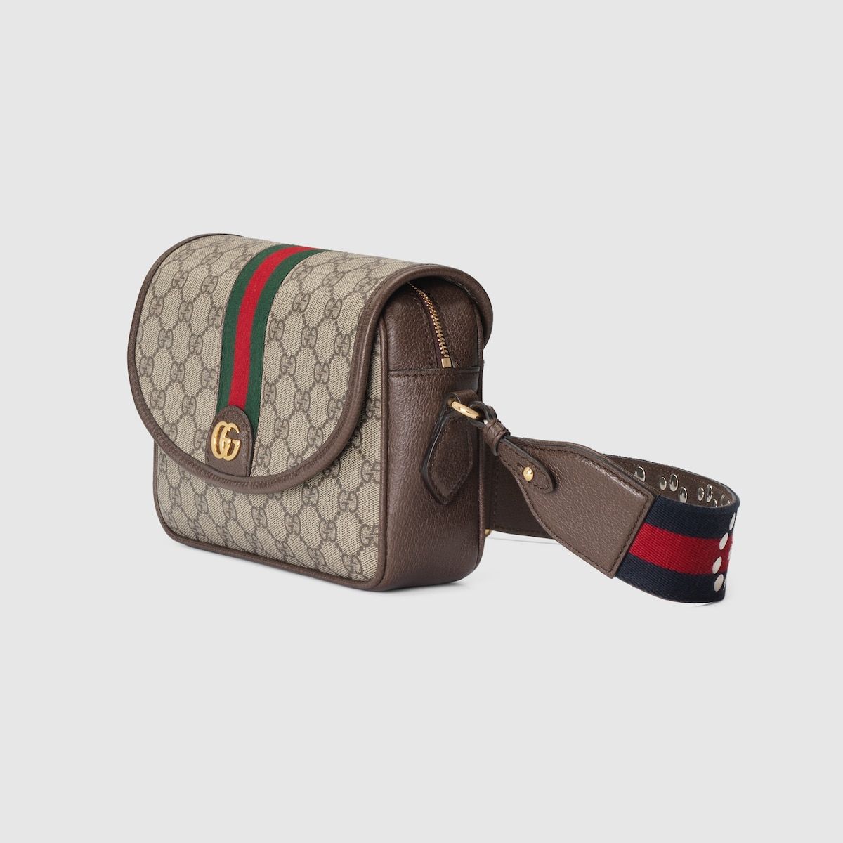 Gucci Ophidia Gg Small Shoulder Bag Beige And Ebony Gg Supreme