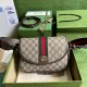 Gucci Ophidia Gg Small Shoulder Bag Beige And Ebony Gg Supreme