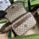 Gucci Ophidia Gg Small Shoulder Bag Beige And Ebony Gg Supreme