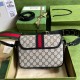 Gucci Ophidia Gg Small Shoulder Bag Blue Gg Supreme