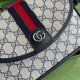 Gucci Ophidia Gg Small Shoulder Bag Blue Gg Supreme