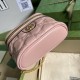 Gucci Gg Matelassé Top Handle Mini Bag Light Pink Leather