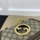 Gucci Blondie Mini Shoulder Bag Beige And Ebony Gg Supreme