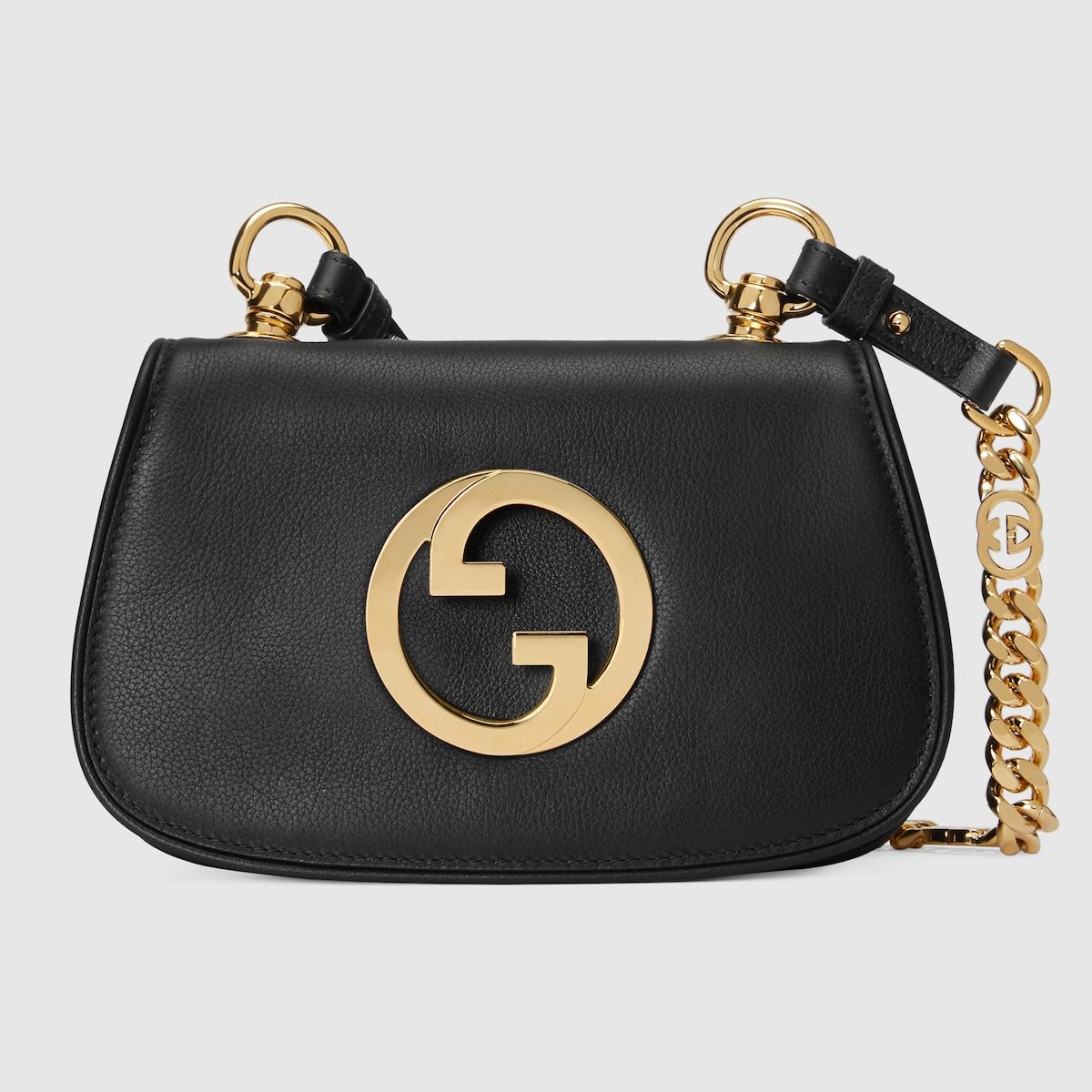 Gucci Blondie Mini Shoulder Bag Black Leather