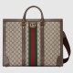 Gucci Ophidia Large Tote Bag Beige And Ebony Supreme