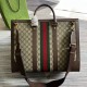 Gucci Ophidia Large Tote Bag Beige And Ebony Supreme